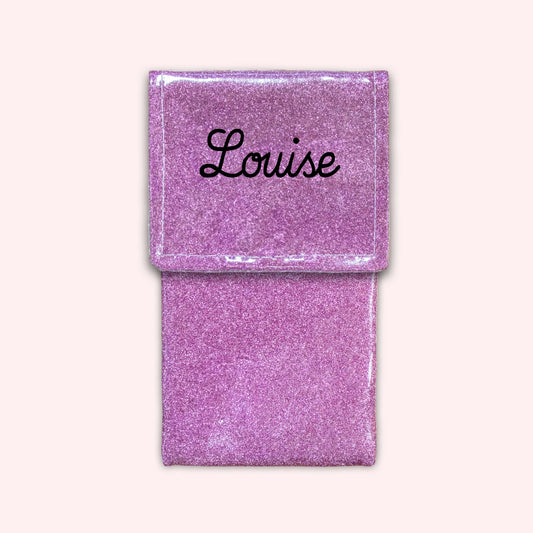 Parma glitter magnetic pouch 