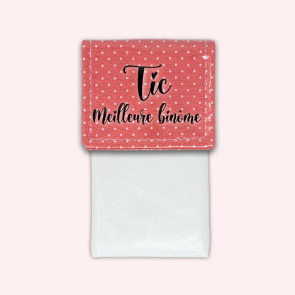 Pochette aimantée Corail Petits Pois