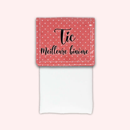 Pochette aimantée Corail Petits Pois