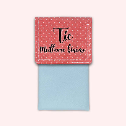 Pochette aimantée Corail Petits Pois