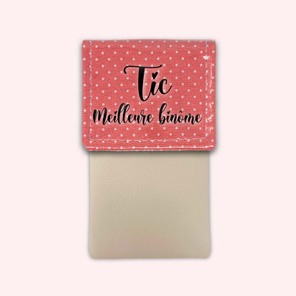 Pochette aimantée Corail Petits Pois