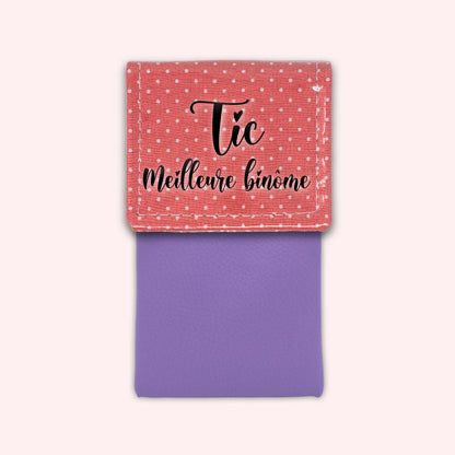 Pochette aimantée Corail Petits Pois