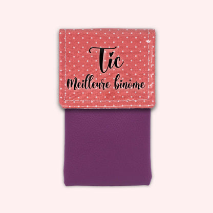 Pochette aimantée Corail Petits Pois