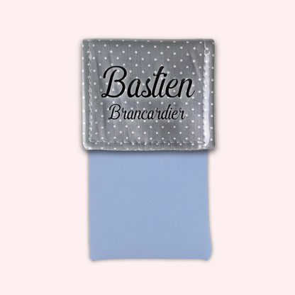 Light Grey Polka Dots Magnetic Pouch