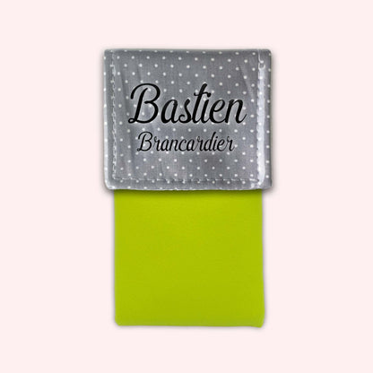 Light Grey Polka Dots Magnetic Pouch