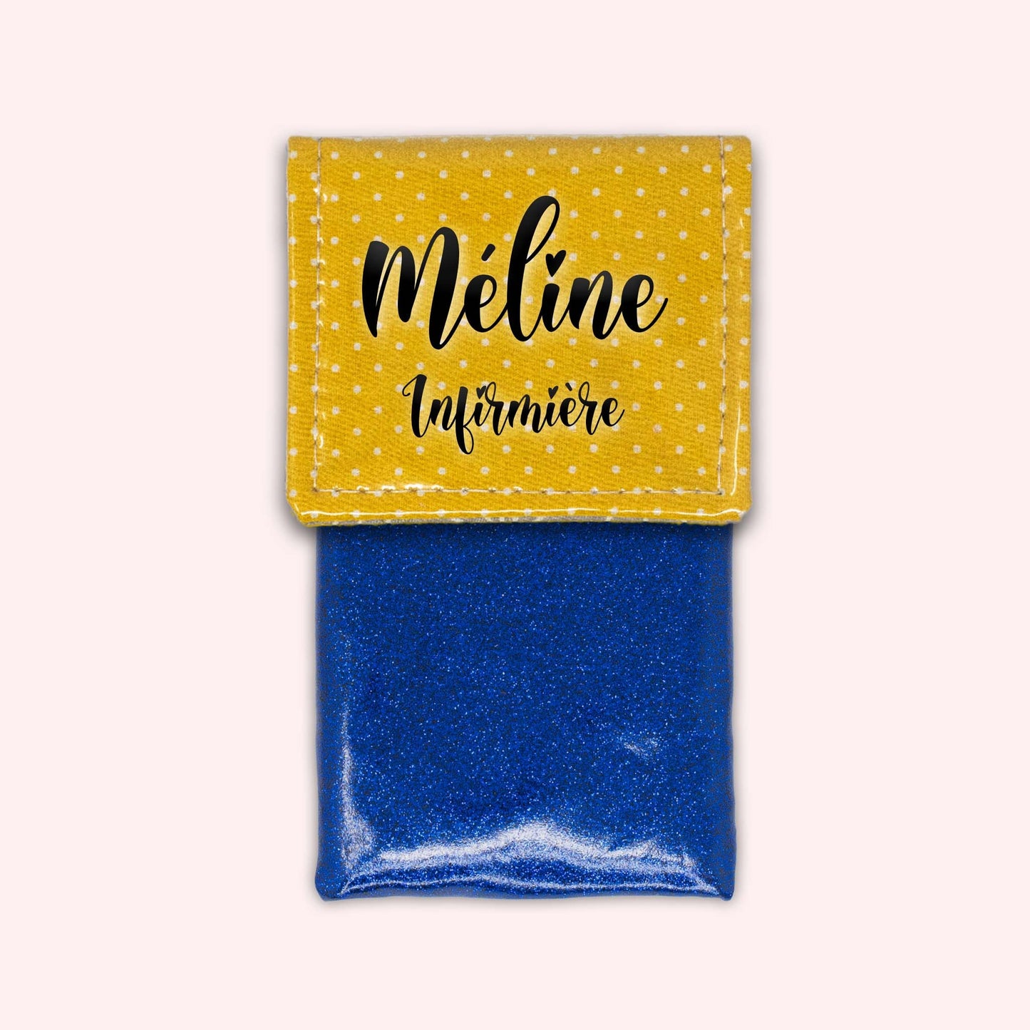 Yellow Polka Dot Magnetic Pouch