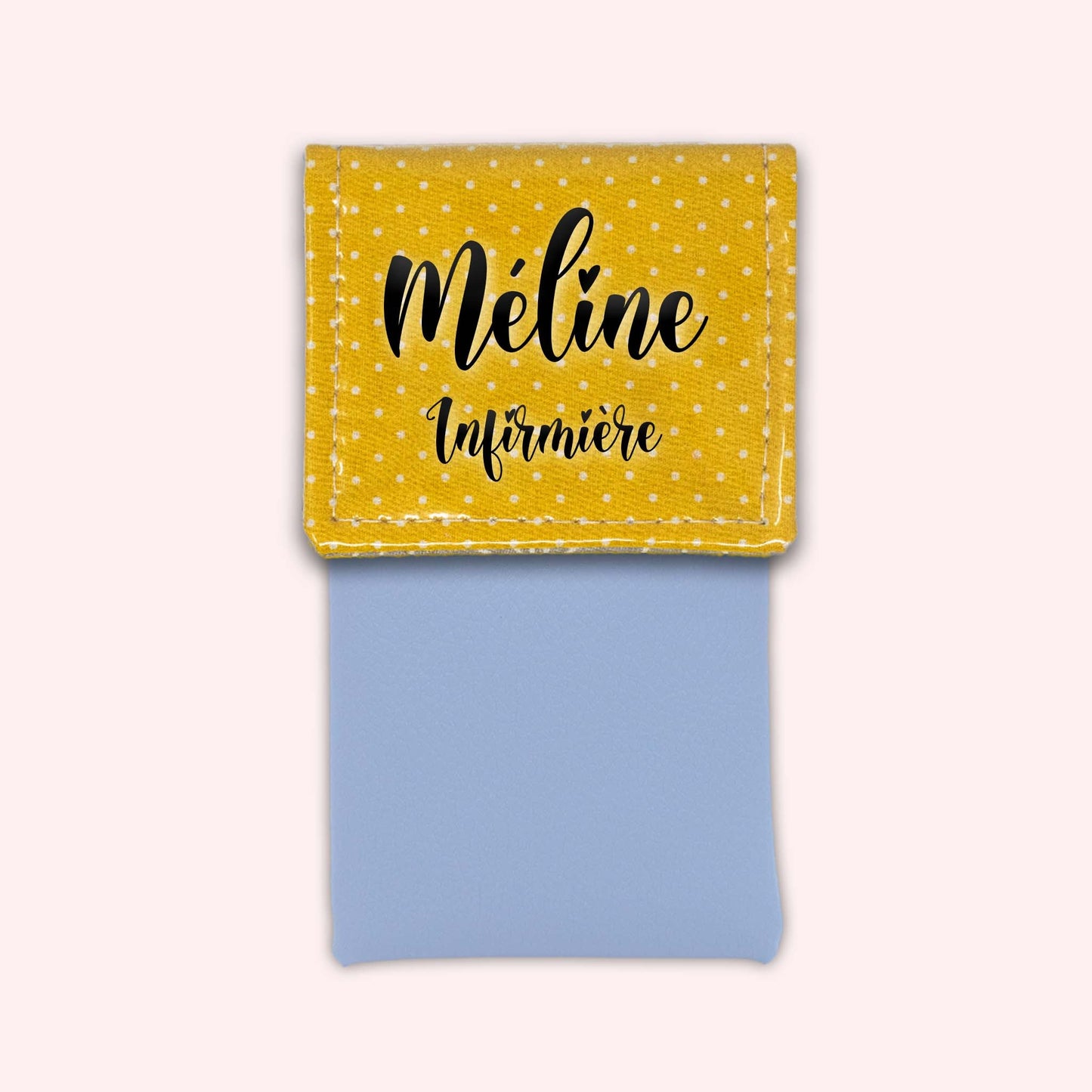 Yellow Polka Dot Magnetic Pouch
