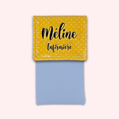 Yellow Polka Dot Magnetic Pouch