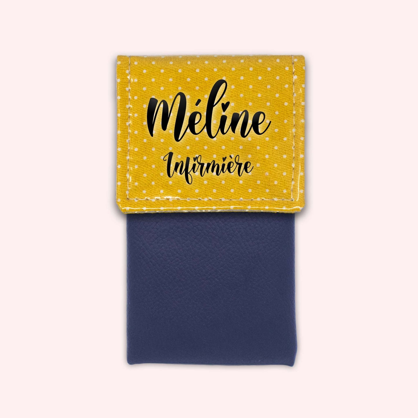 Yellow Polka Dot Magnetic Pouch