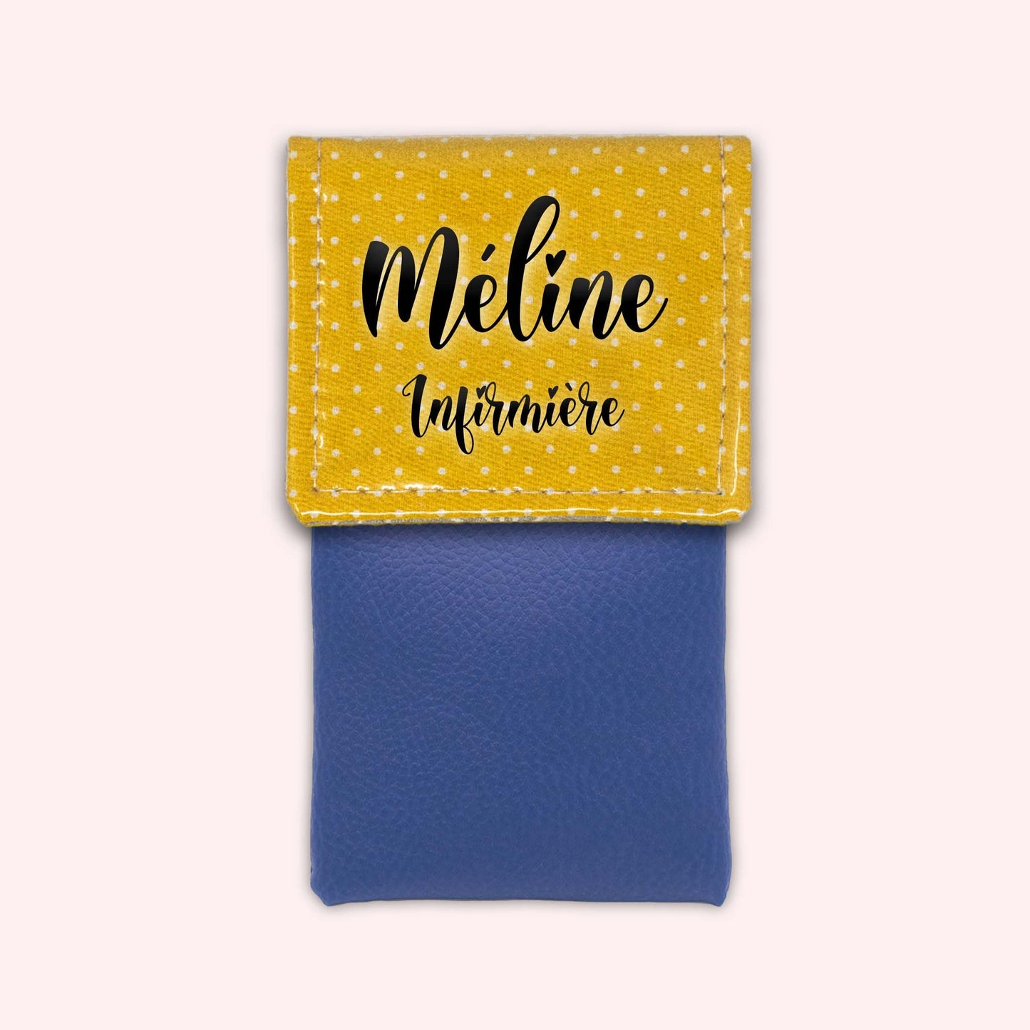 Yellow Polka Dot Magnetic Pouch