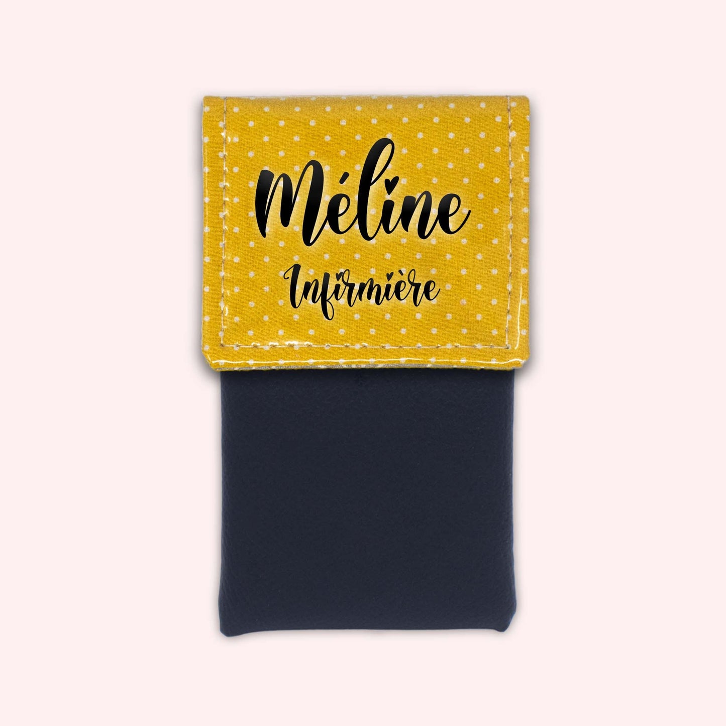 Yellow Polka Dot Magnetic Pouch