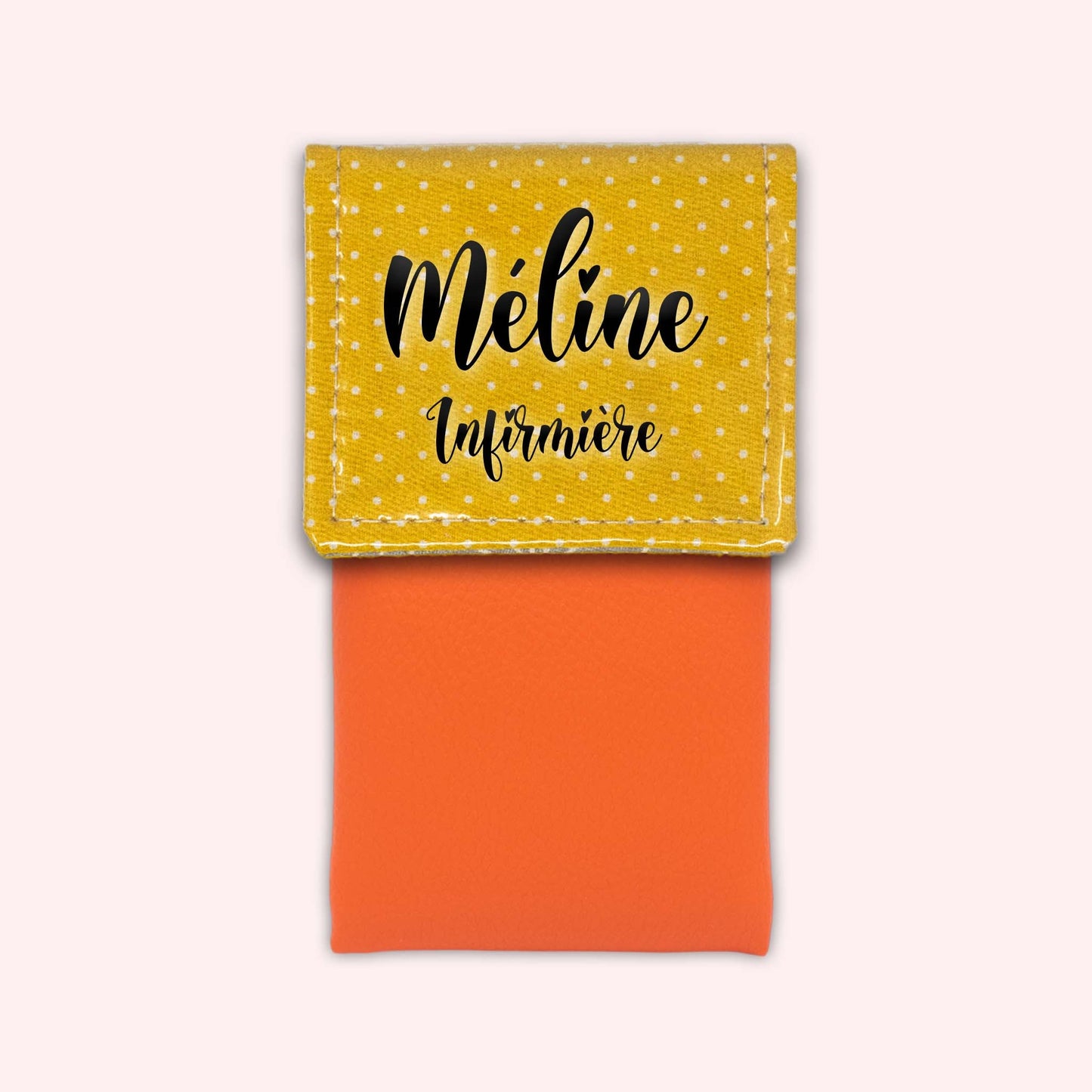 Yellow Polka Dot Magnetic Pouch