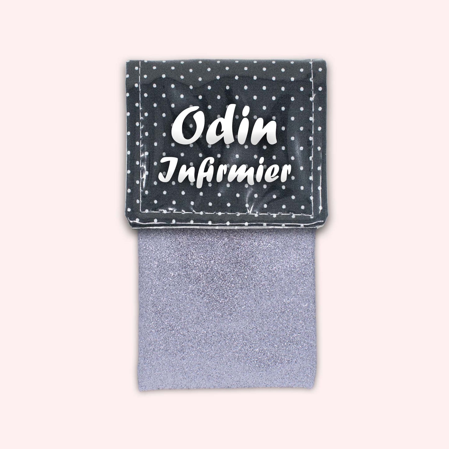 Black Polka Dot Magnetic Pouch
