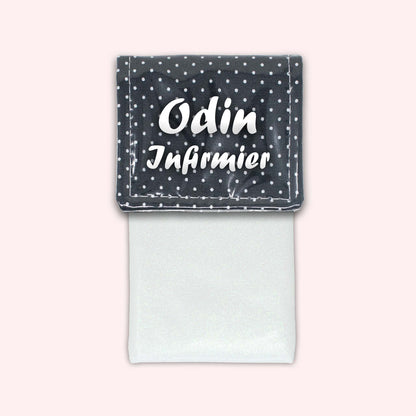 Black Polka Dot Magnetic Pouch
