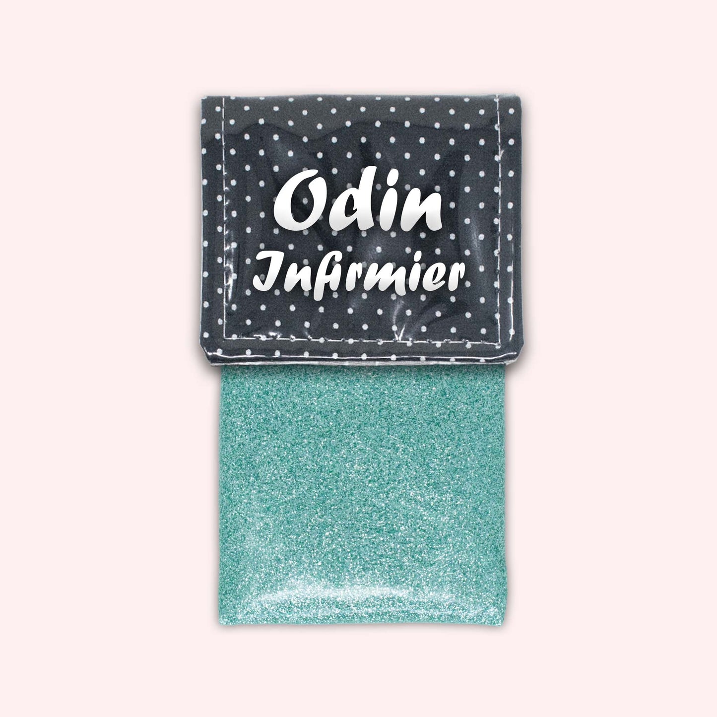 Black Polka Dot Magnetic Pouch