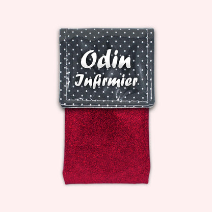 Black Polka Dot Magnetic Pouch