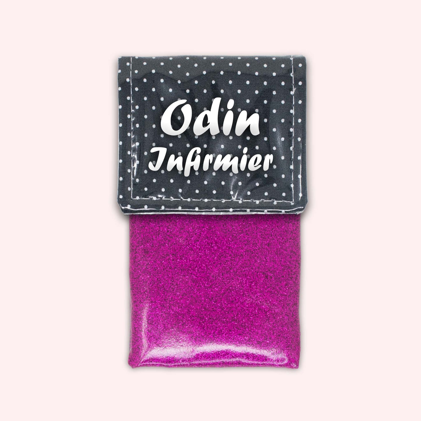 Black Polka Dot Magnetic Pouch