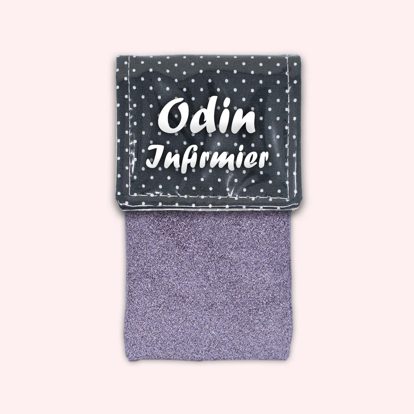 Black Polka Dot Magnetic Pouch
