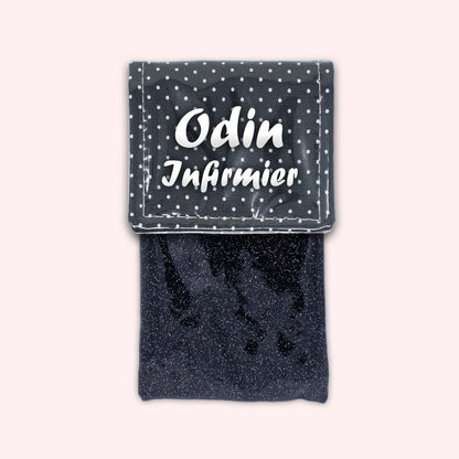 Black Polka Dot Magnetic Pouch
