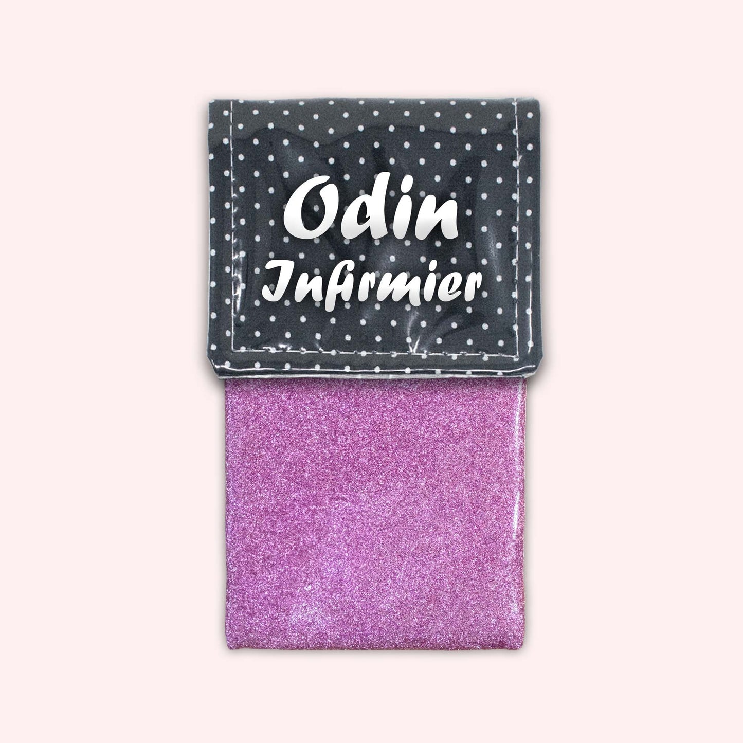 Black Polka Dot Magnetic Pouch