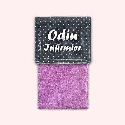 Black Polka Dot Magnetic Pouch