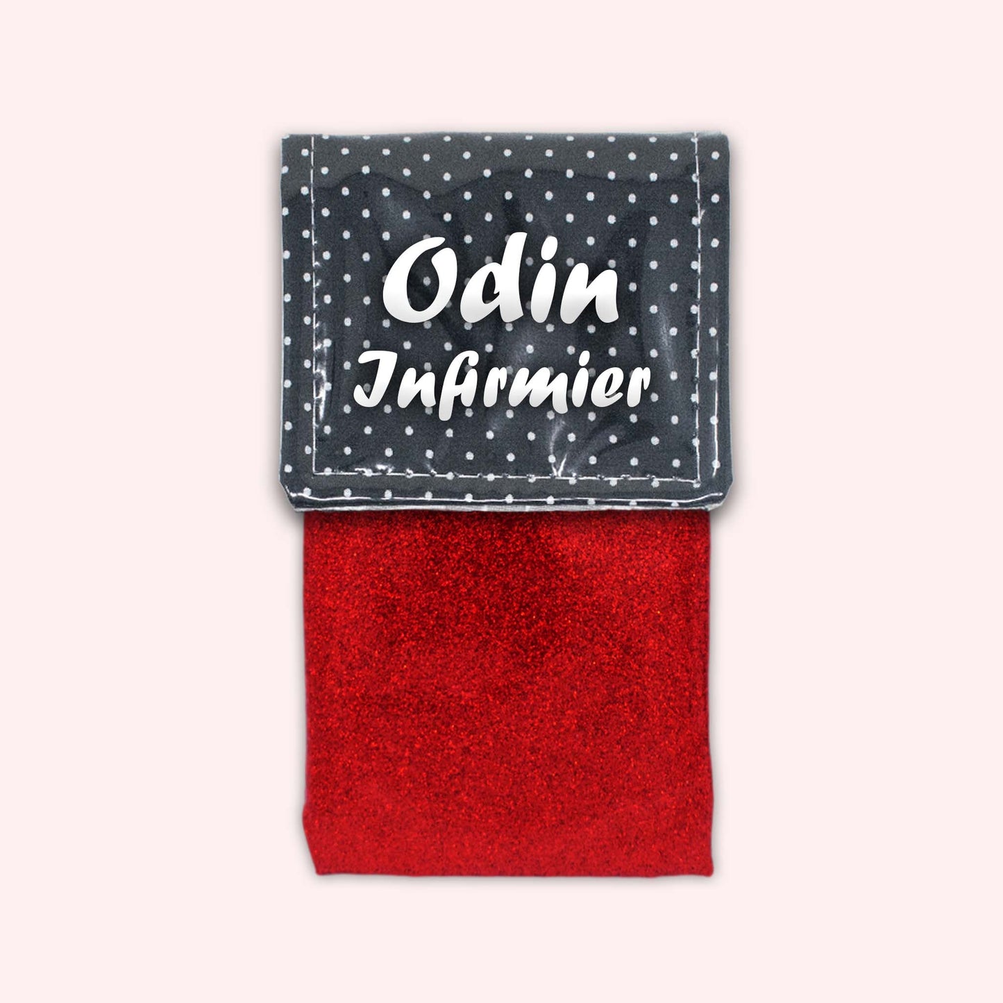 Black Polka Dot Magnetic Pouch