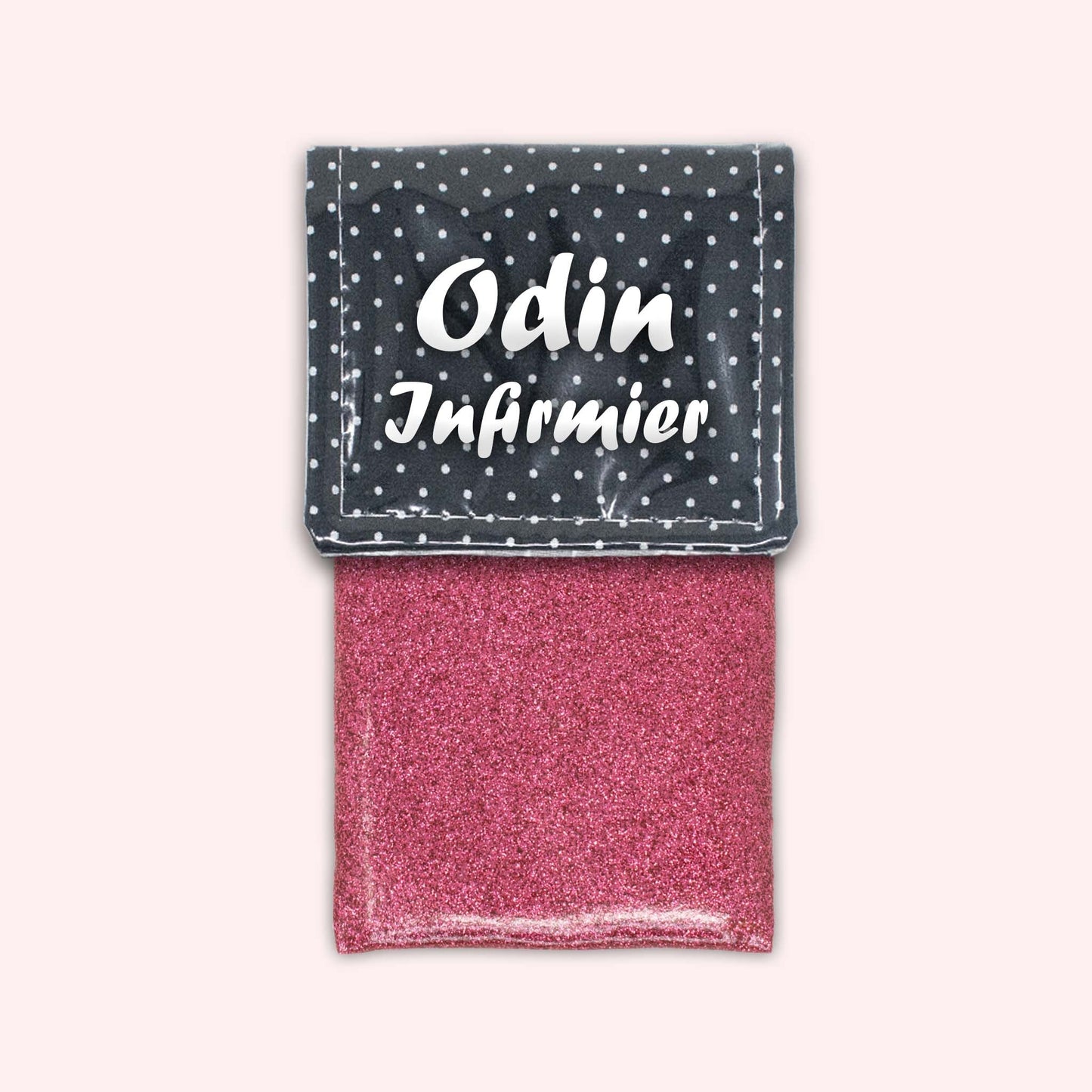 Black Polka Dot Magnetic Pouch