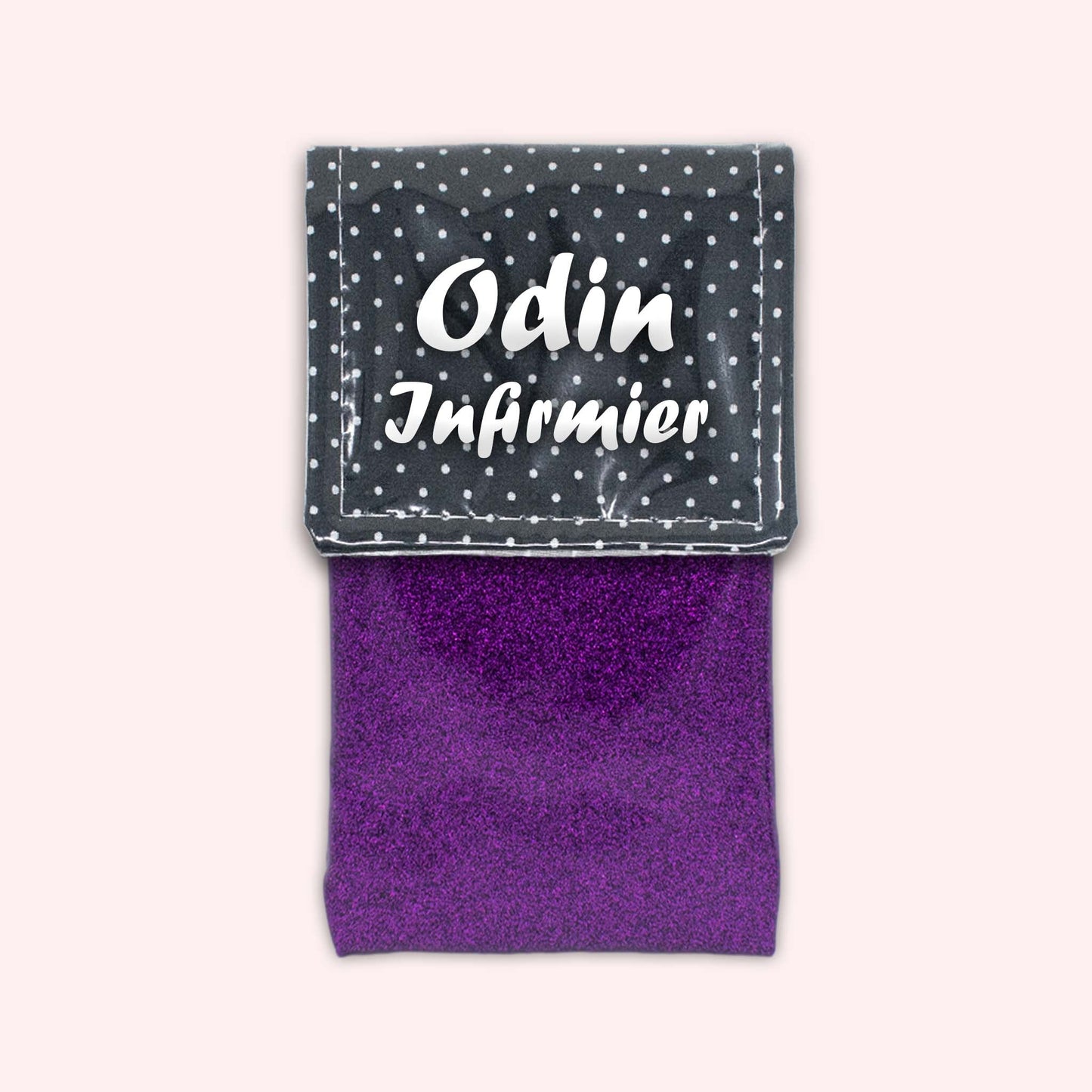 Black Polka Dot Magnetic Pouch
