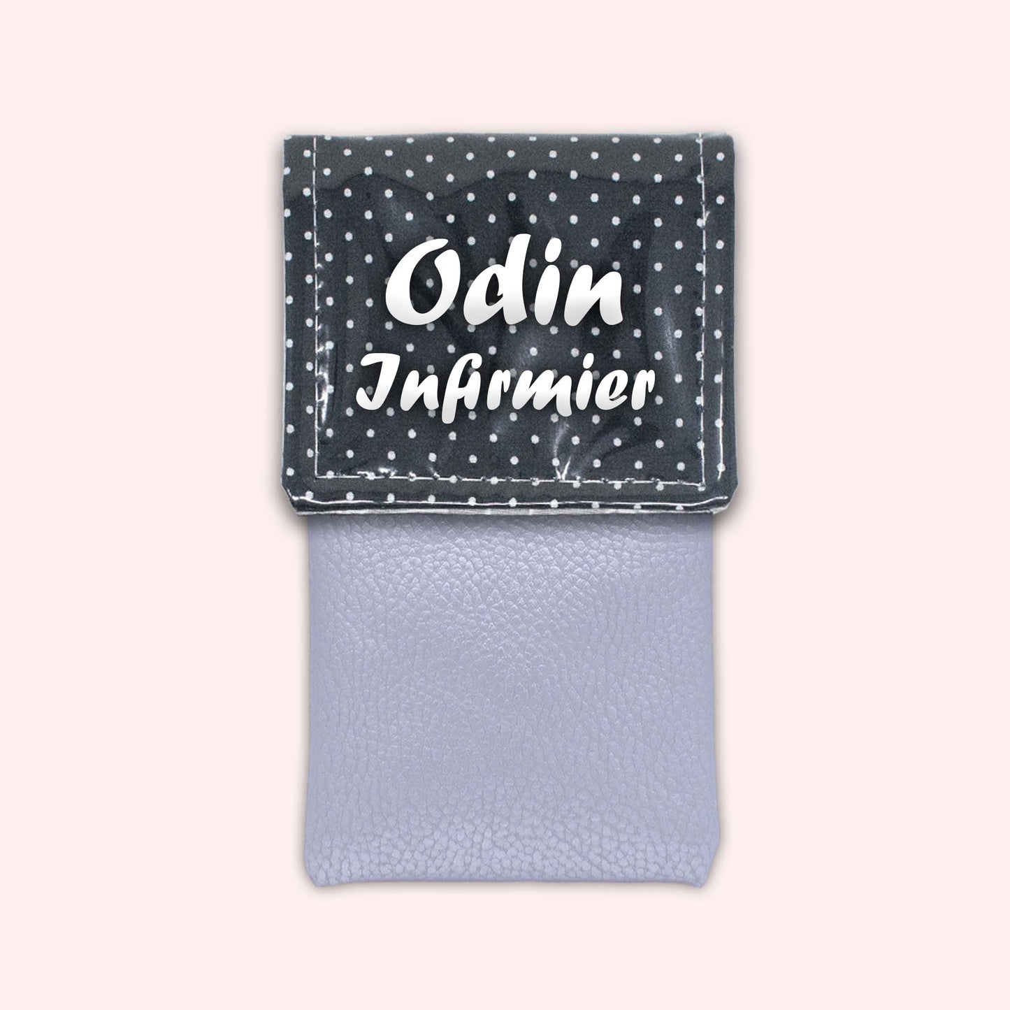 Black Polka Dot Magnetic Pouch