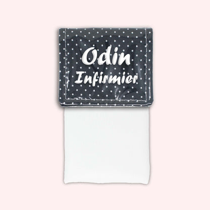 Pochette aimantée Noir Petits Pois