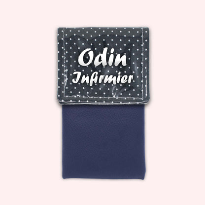 Black Polka Dot Magnetic Pouch