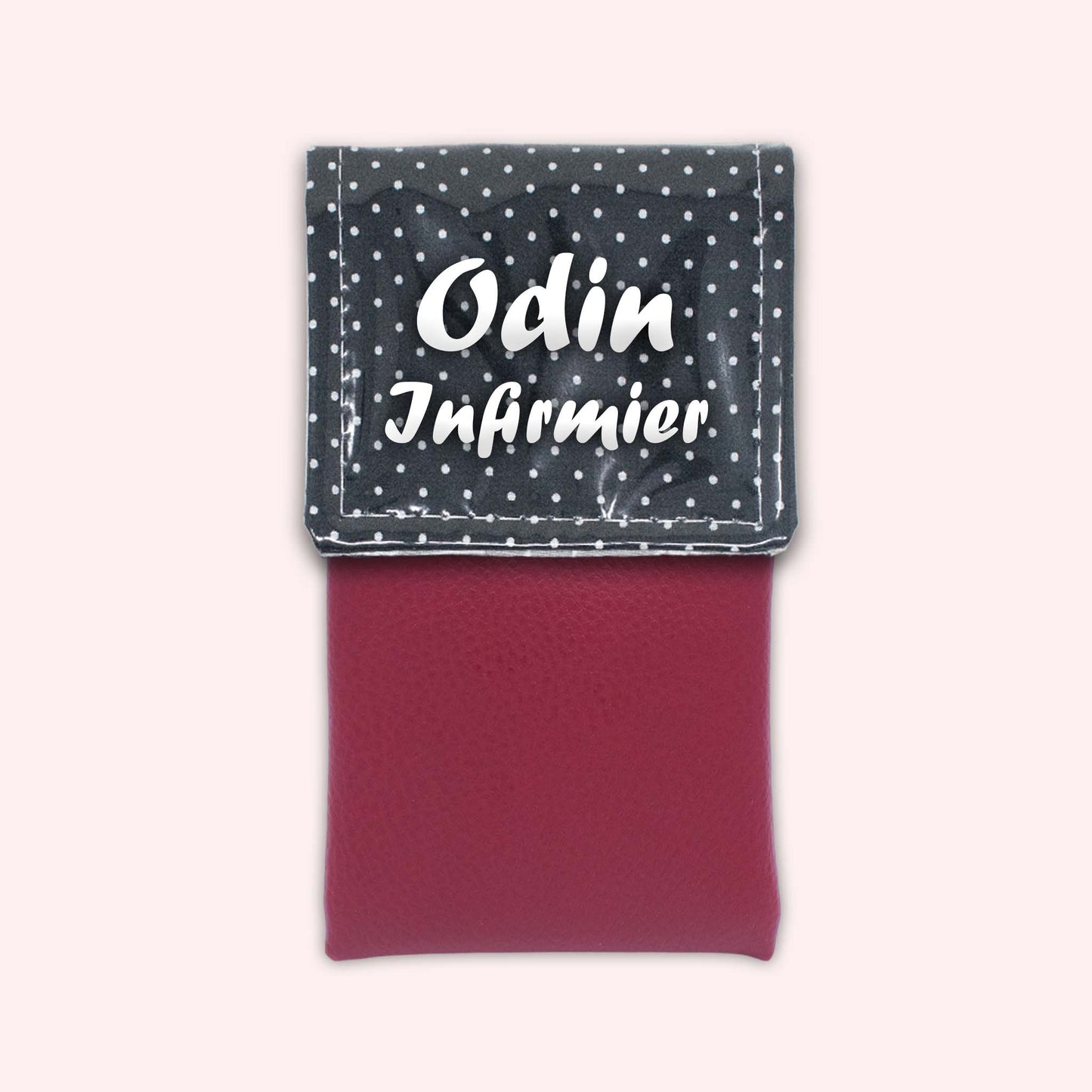 Black Polka Dot Magnetic Pouch