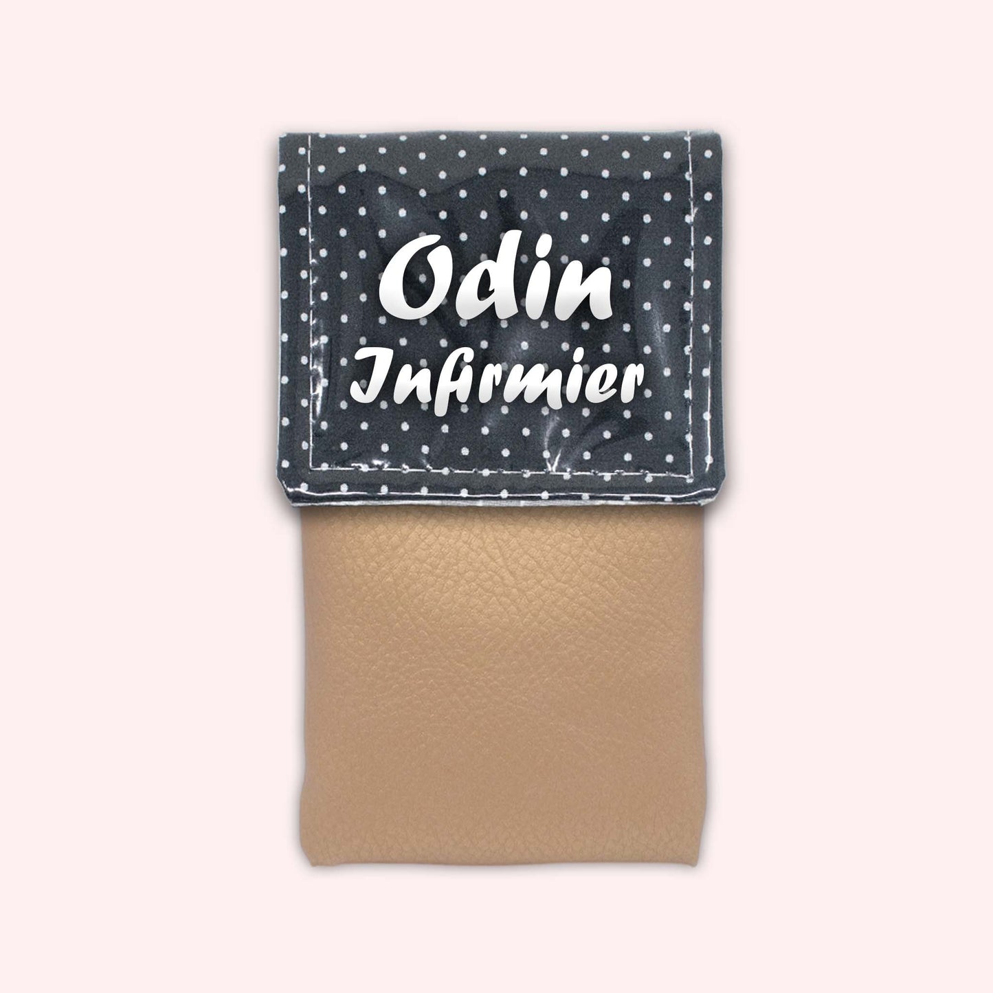 Black Polka Dot Magnetic Pouch