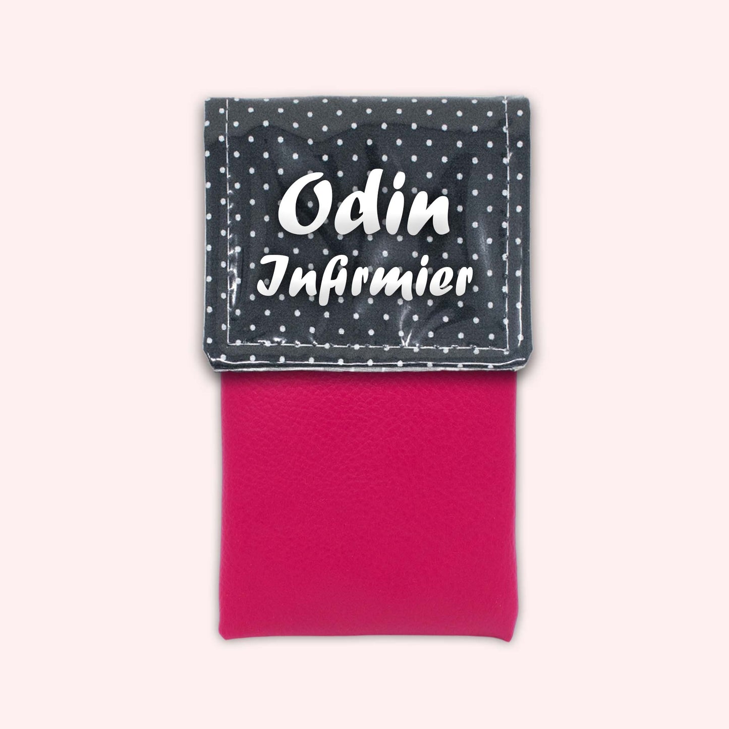 Black Polka Dot Magnetic Pouch