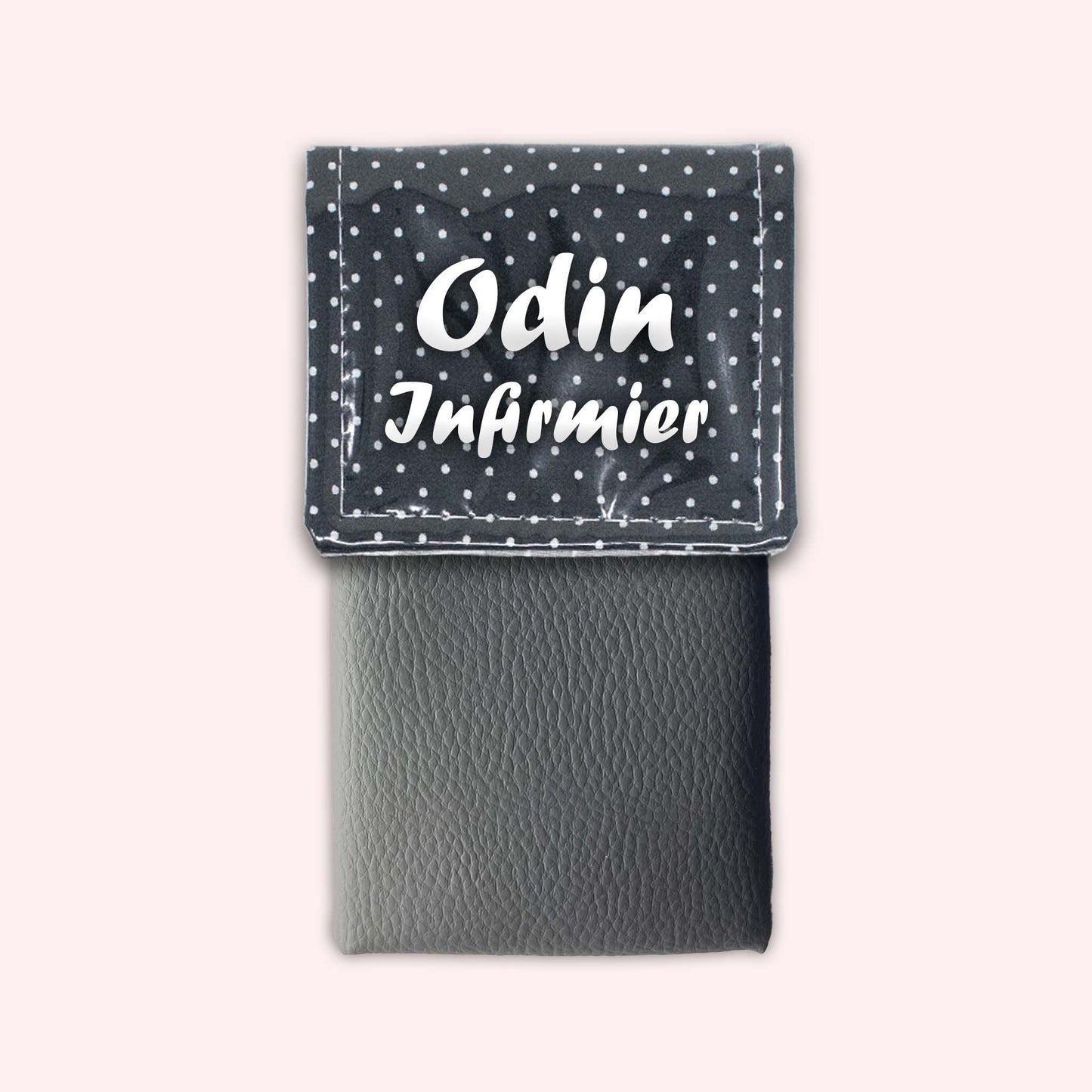 Black Polka Dot Magnetic Pouch