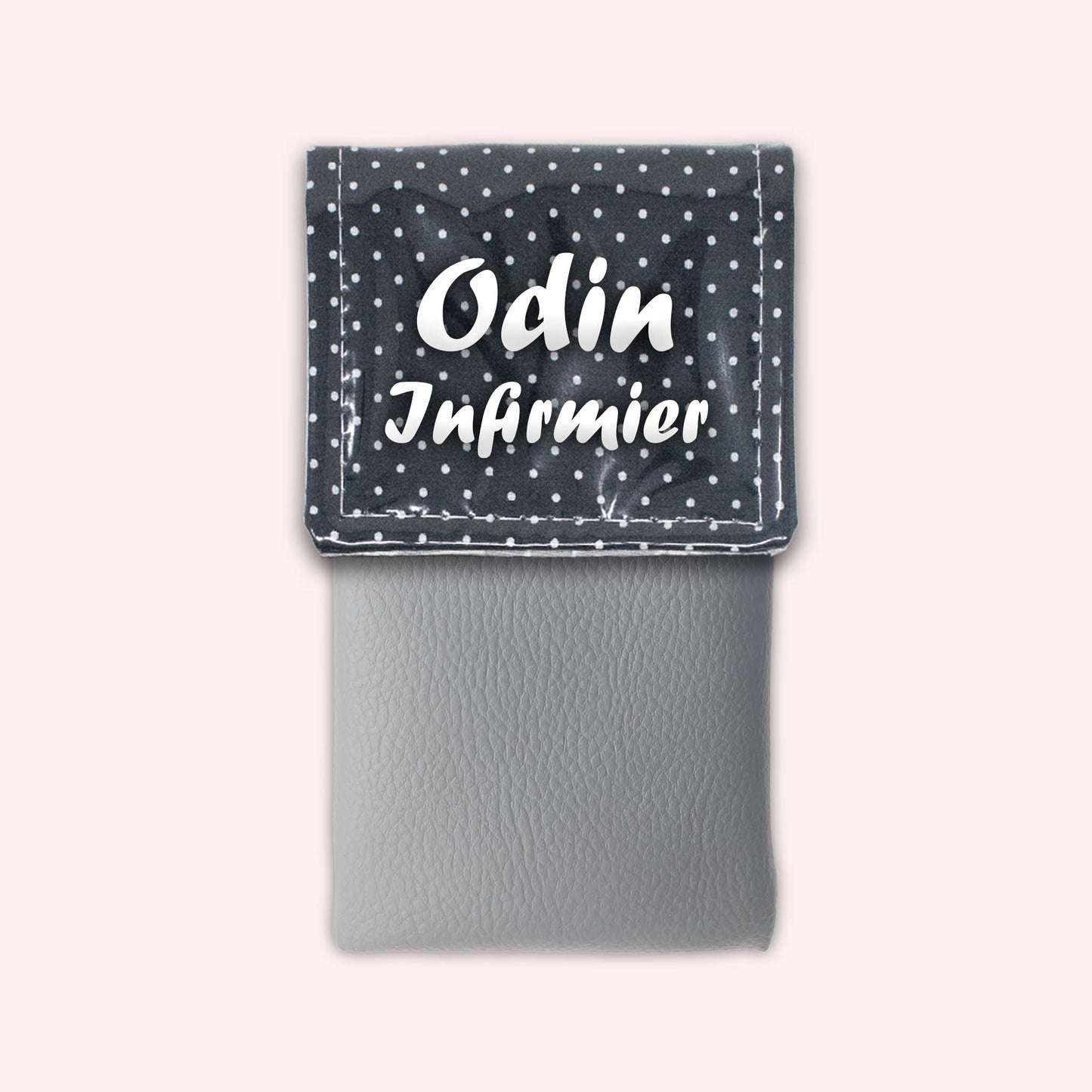 Black Polka Dot Magnetic Pouch