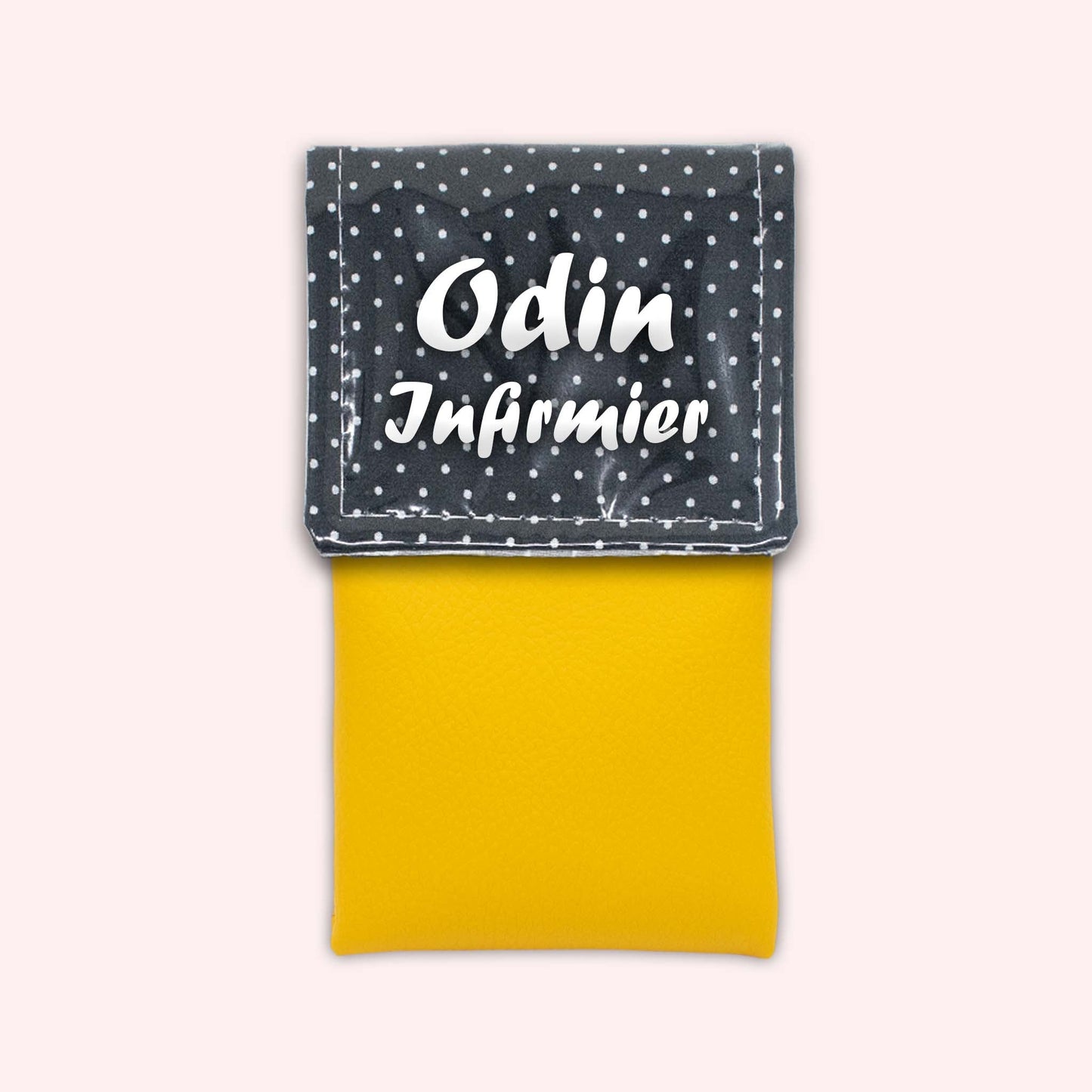 Black Polka Dot Magnetic Pouch