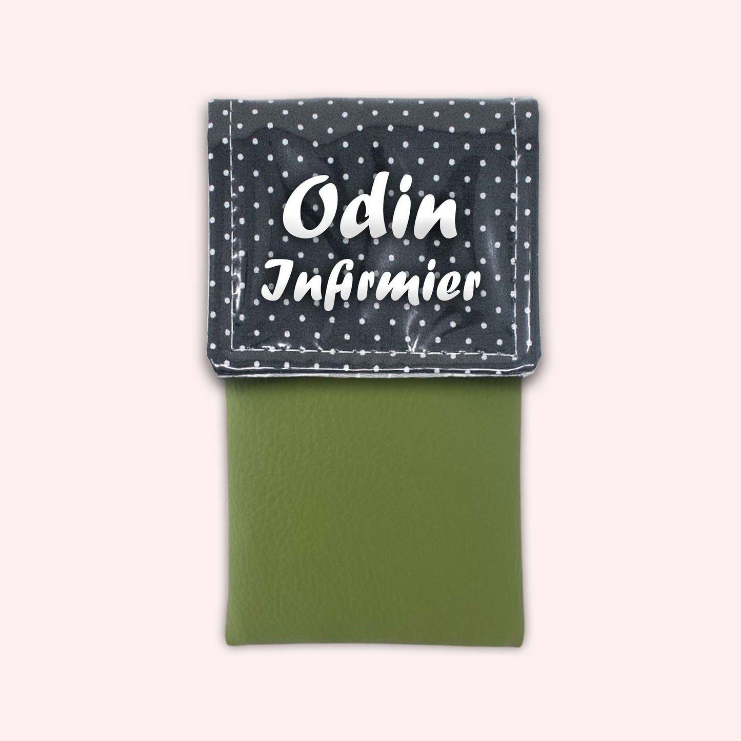Black Polka Dot Magnetic Pouch