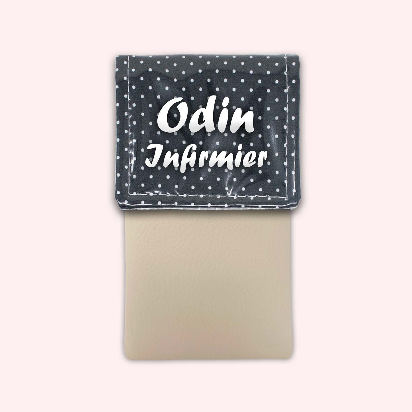 Black Polka Dot Magnetic Pouch