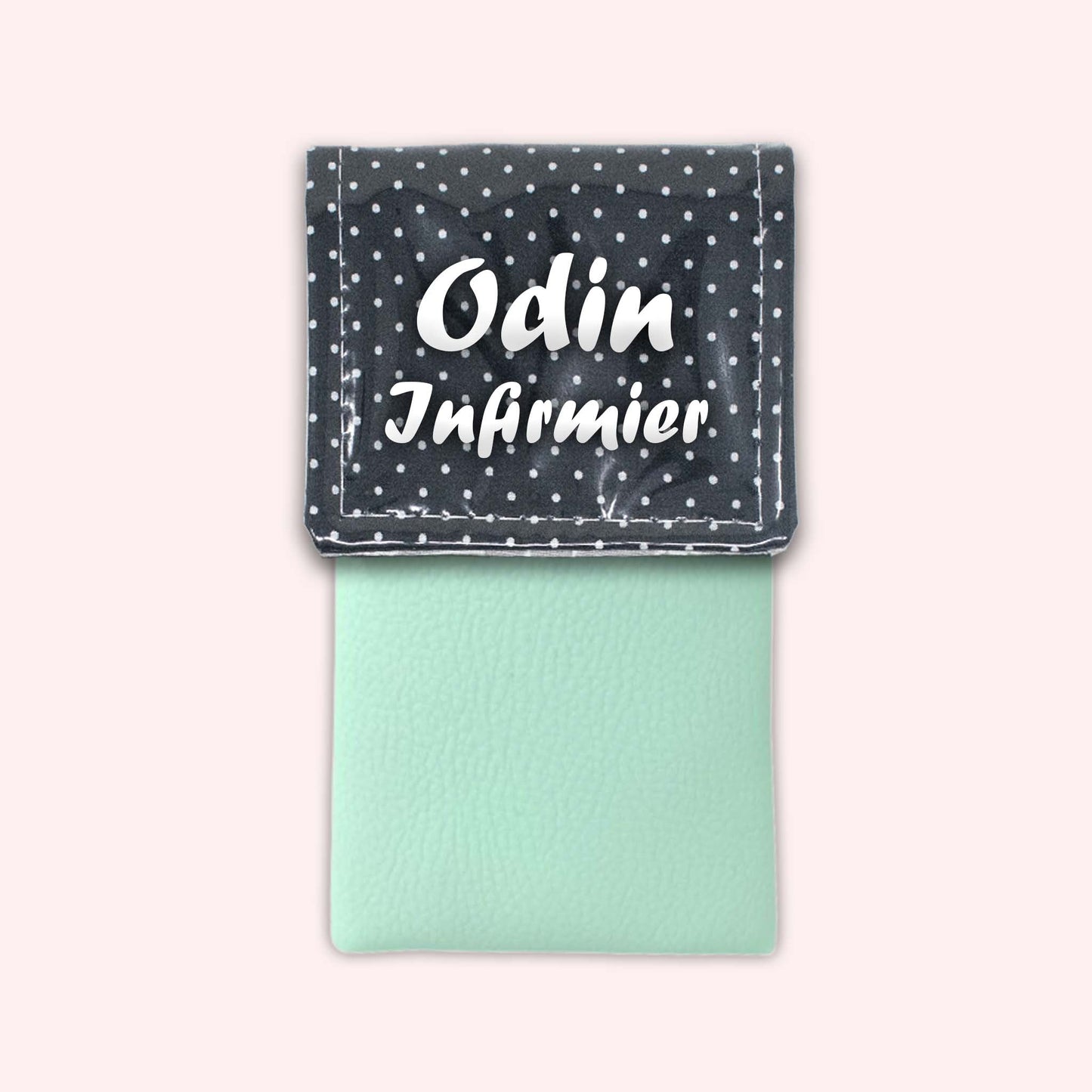 Black Polka Dot Magnetic Pouch