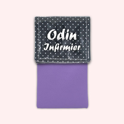 Black Polka Dot Magnetic Pouch