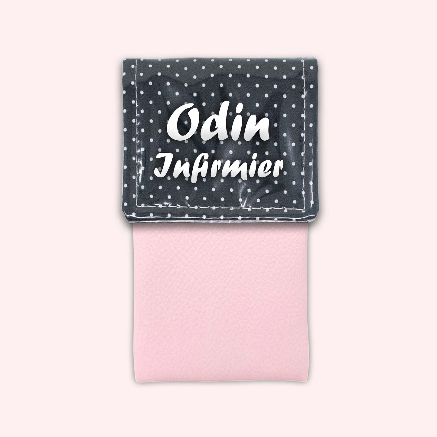 Black Polka Dot Magnetic Pouch