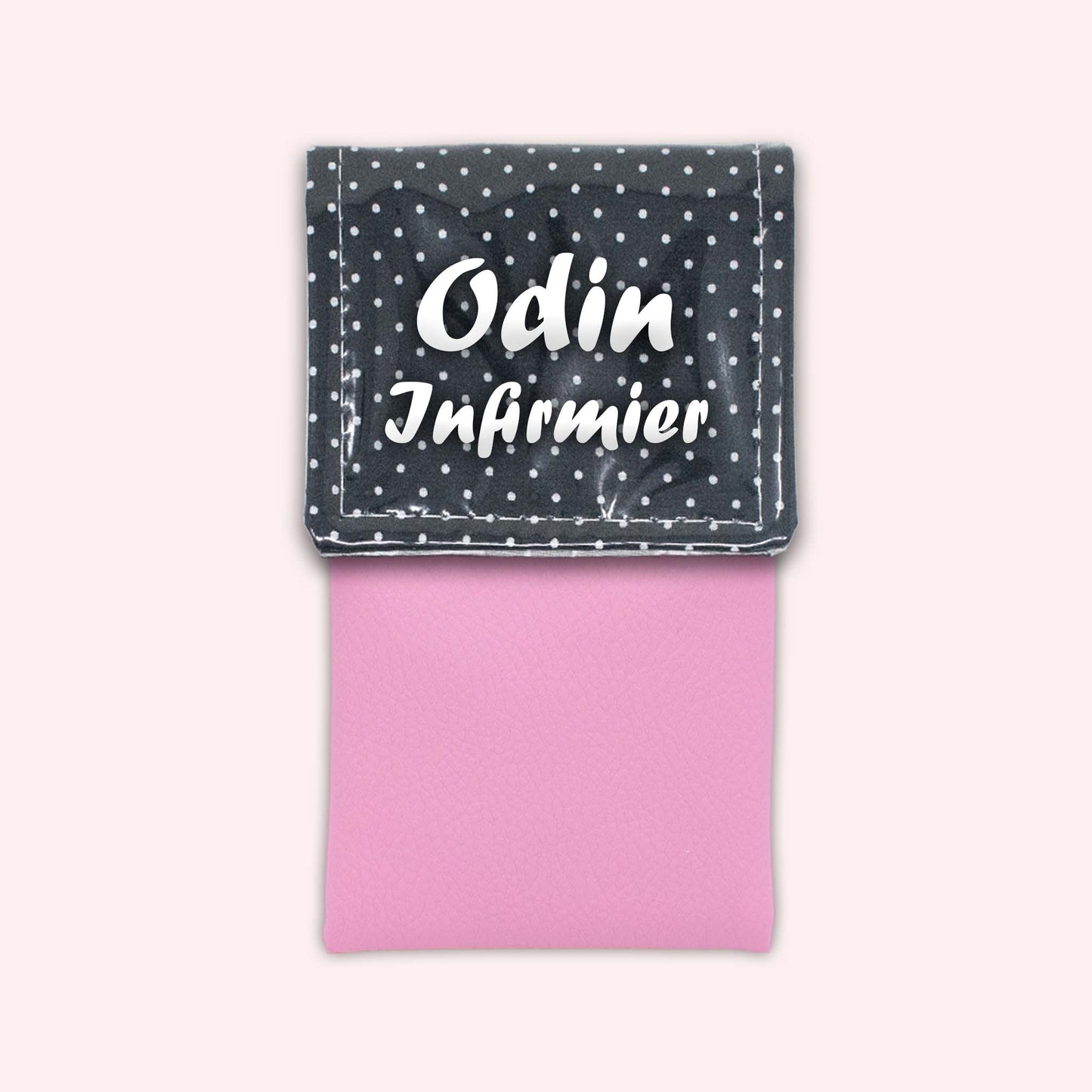 Black Polka Dot Magnetic Pouch
