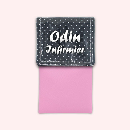 Black Polka Dot Magnetic Pouch