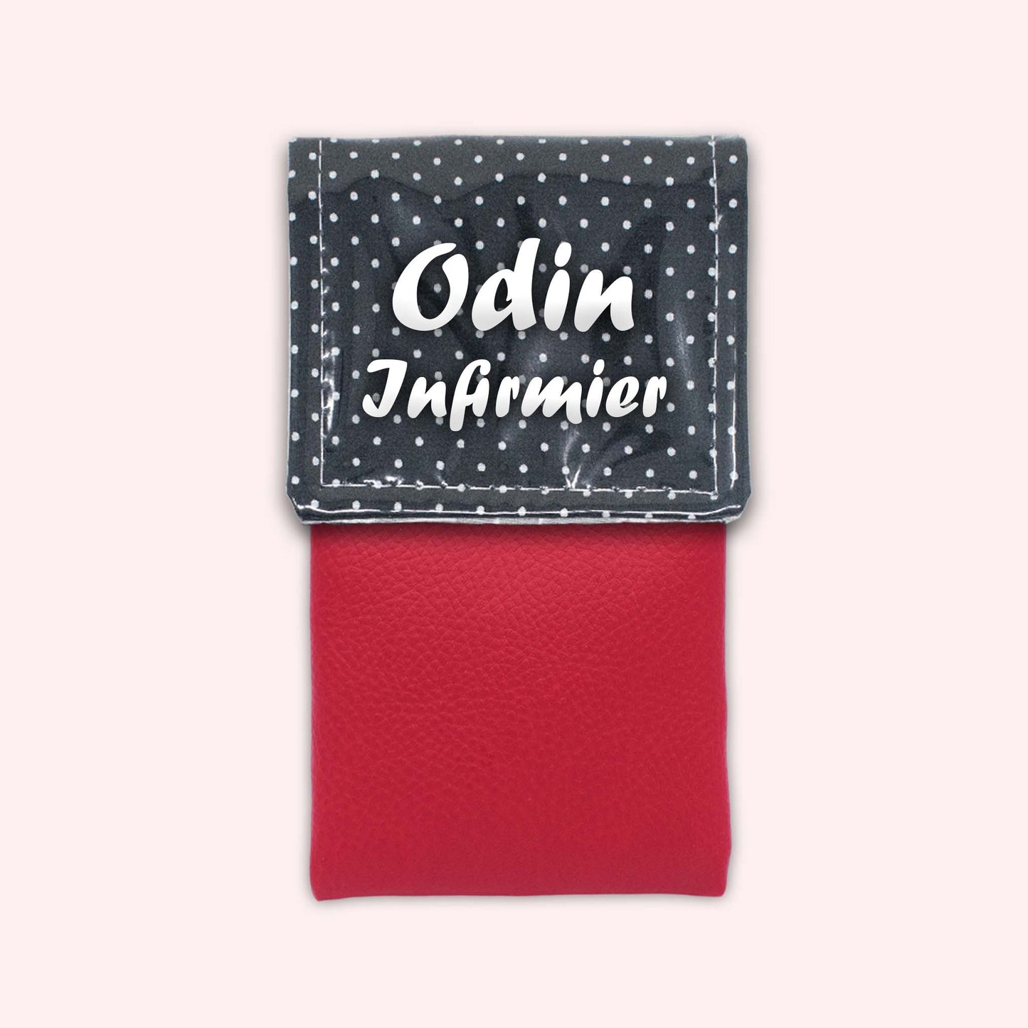 Black Polka Dot Magnetic Pouch