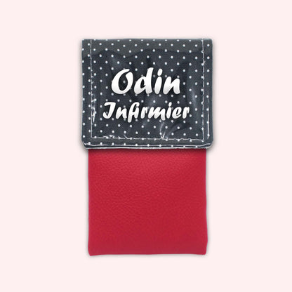 Black Polka Dot Magnetic Pouch