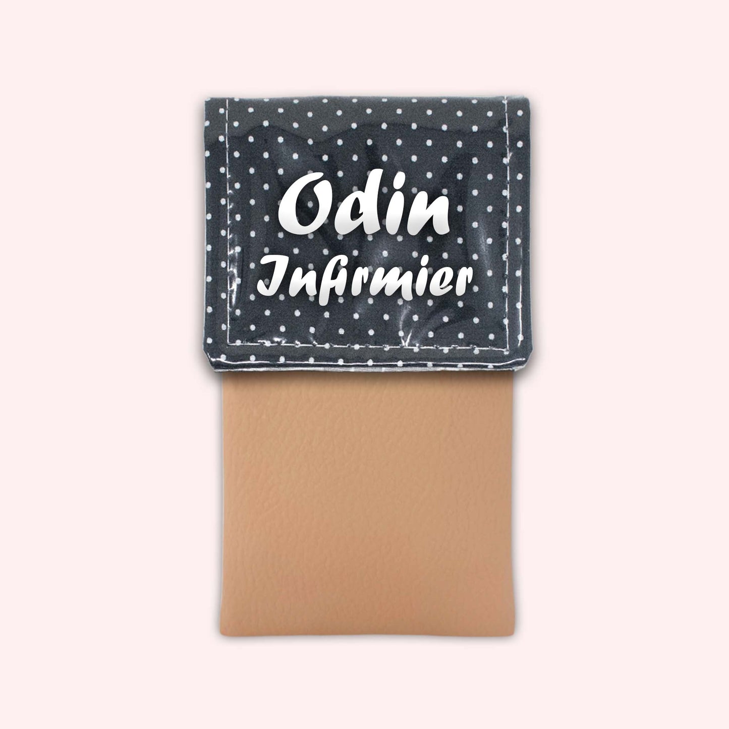 Black Polka Dot Magnetic Pouch