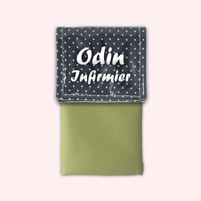 Black Polka Dot Magnetic Pouch