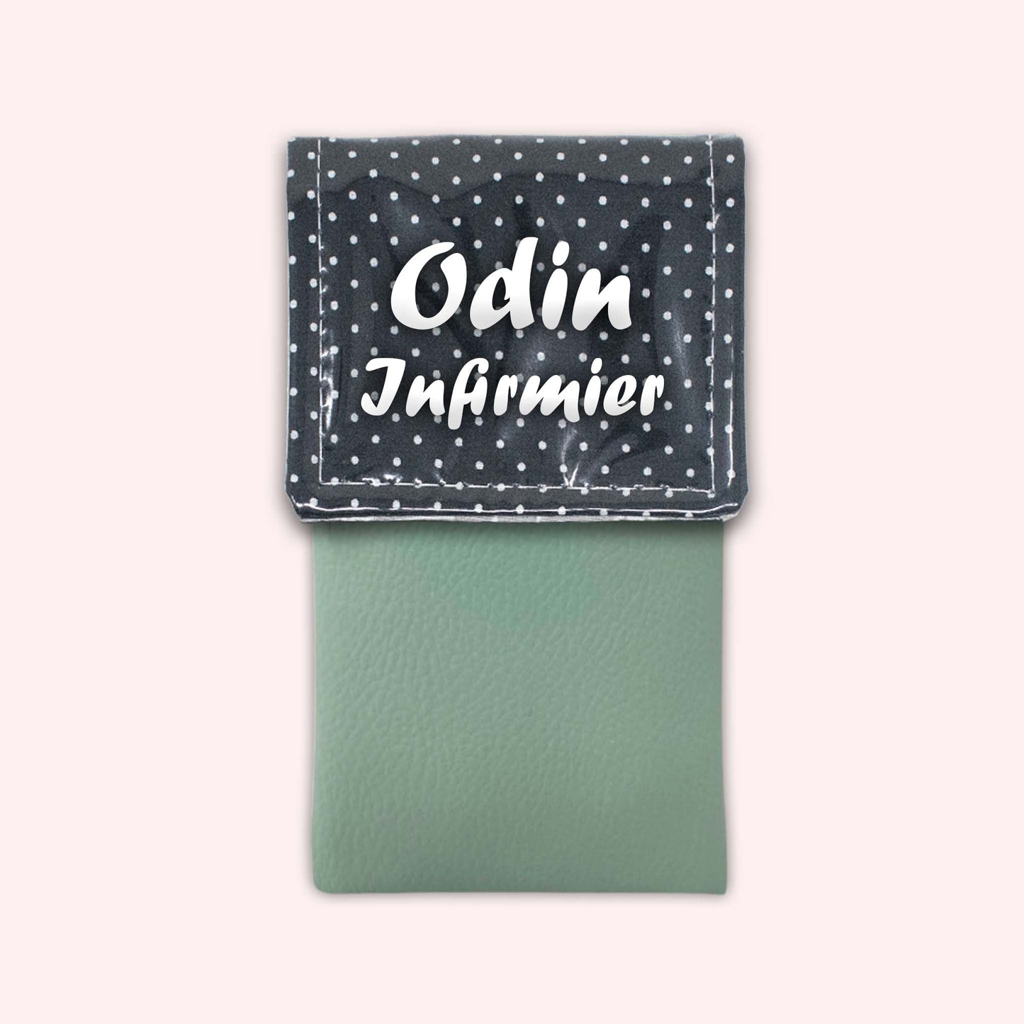 Black Polka Dot Magnetic Pouch