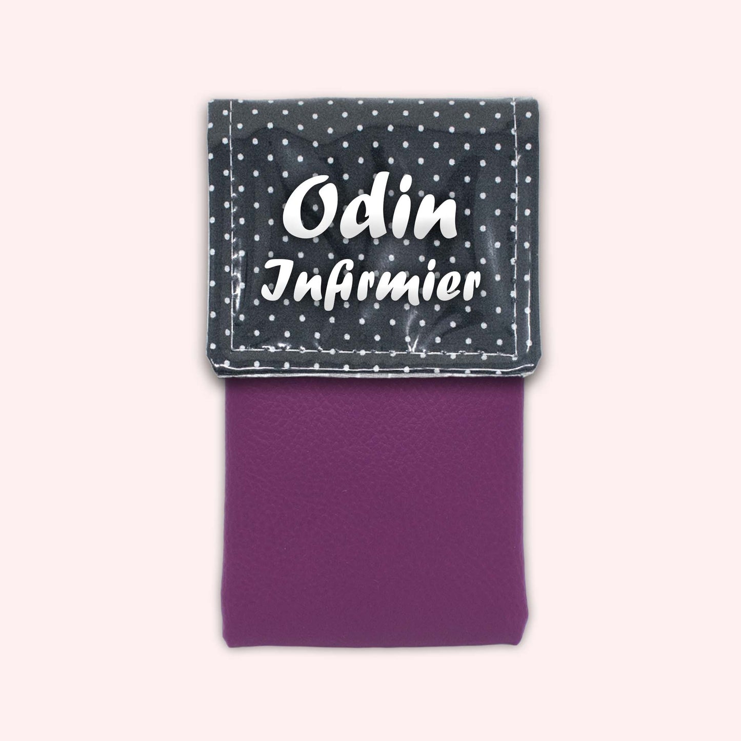 Black Polka Dot Magnetic Pouch